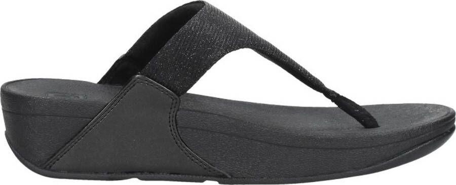 Fitflop Teenslippers LULU SHIMMERLUX TOE-POST SANDALS sleehak zomerschoen slippers in glanzende look - Foto 15