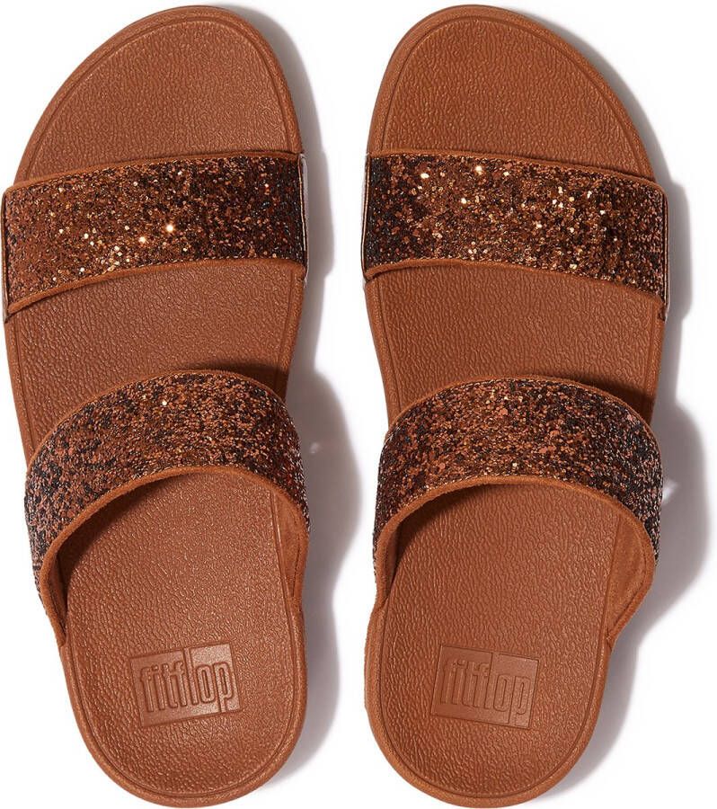 FitFlop Lulu Slide Glitter BRUIN