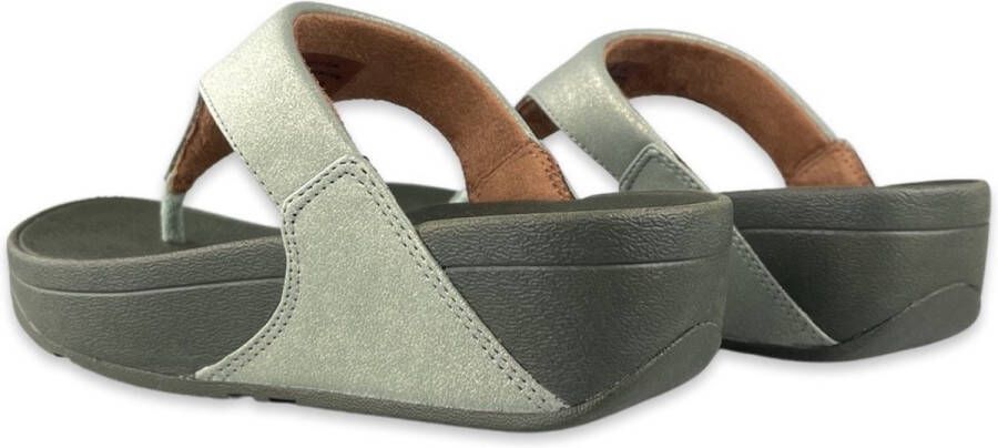 FitFlop Lulu Toe Post Sparkle GROEN