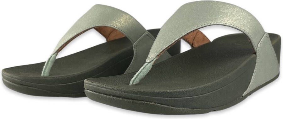 FitFlop Lulu Sparkle slippers groen