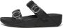 FitFlop Lulu Adjustable Leather Sandalen Zwart Vrouw - Thumbnail 3