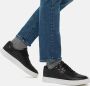 FitFlop ™ Mannen Leren Lage sneakers Herenschoenen Rally Leather Zwart - Thumbnail 4