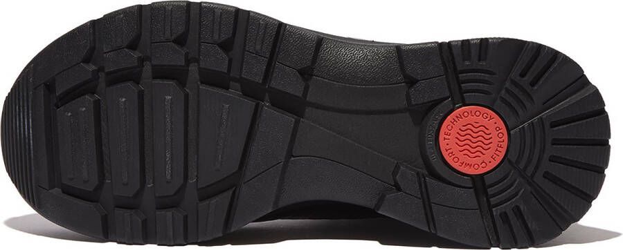 FitFlop Neo-D-Hyker Leather-Mix Outdoor Boots ZWART