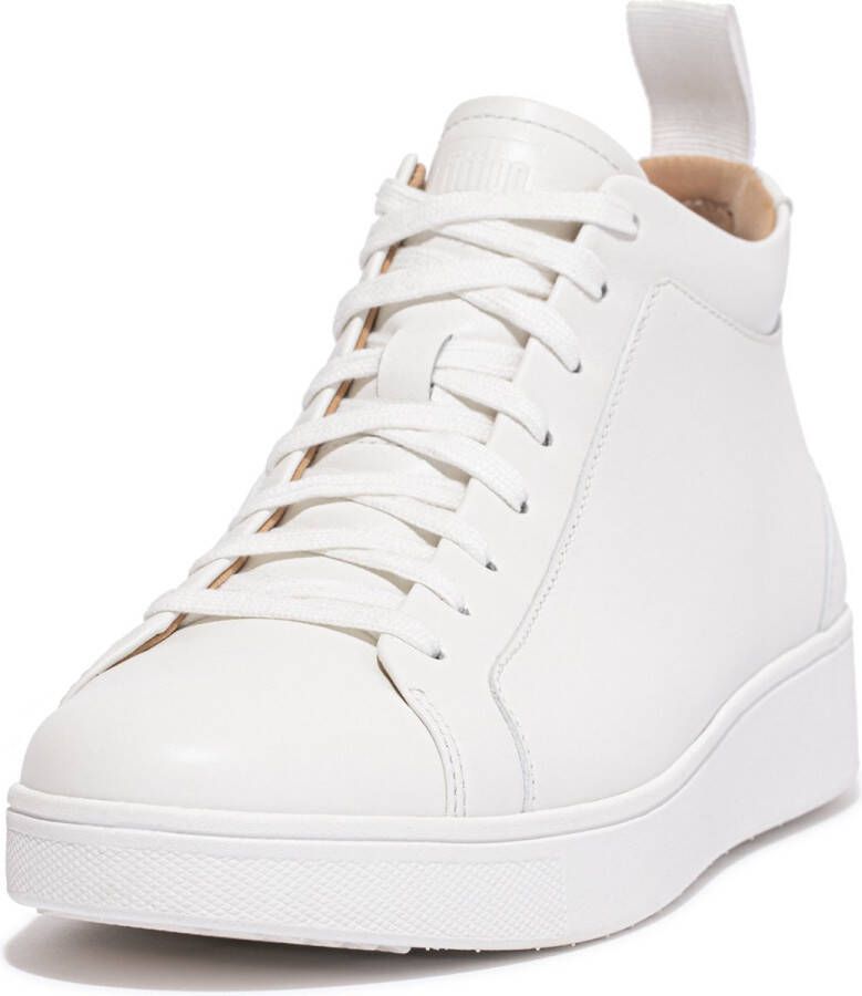 FitFlop Rally High Top Sneakers Beige Vrouw