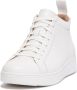 FitFlop ™ Rally High Top Sneaker Leather White - Thumbnail 3