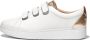 FitFlop Rally Metallic-Back Leather Strap Sneakers WIT - Thumbnail 5