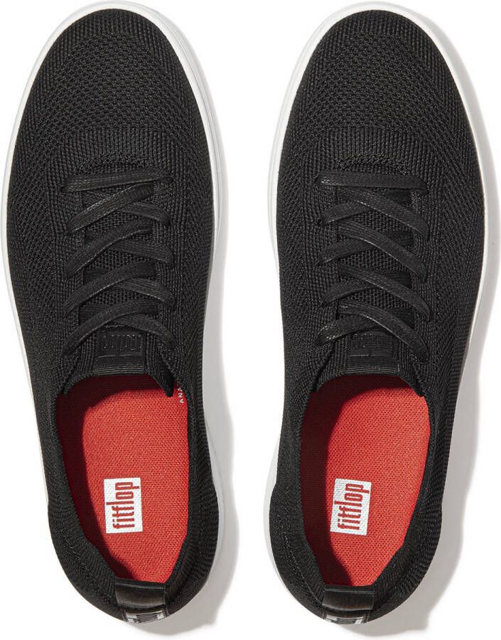 FitFlop Rally Multi-Knit Sneakers Men ZWART