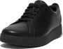FitFlop Leren Rally sneakers- Sneakers ZWART Leer - Thumbnail 29