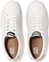FitFlop Rally Zebra-Back Leather Sneakers WIT - Thumbnail 5