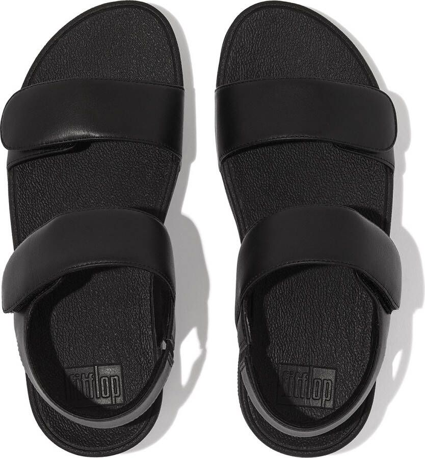 FitFlop Dames schoenen Lulu Adjustable Leather Back-Strap Sandals Zwart - Foto 3