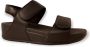 Fit Flop Fitflop Sandaal Lulu Adjustable Leather Back-Strap Sandals Zwart - Thumbnail 4