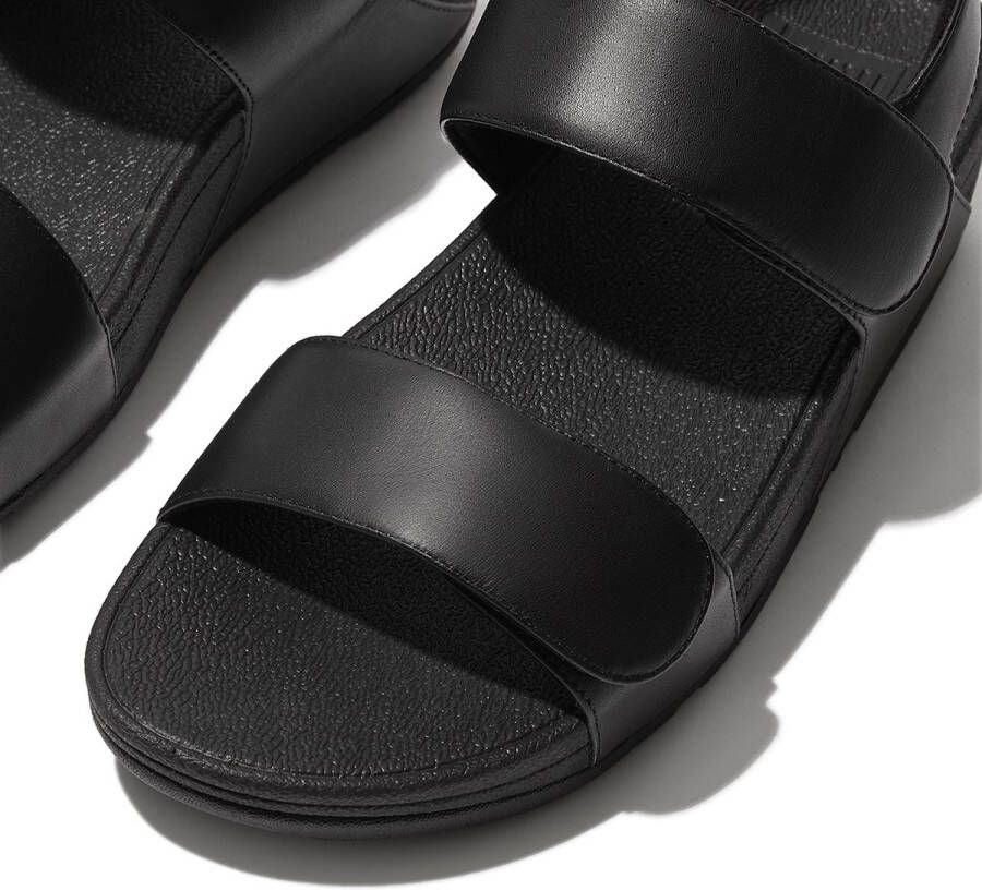 FitFlop Dames schoenen Lulu Adjustable Leather Back-Strap Sandals Zwart - Foto 5