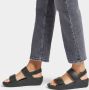 Fit Flop Fitflop Sandaal Lulu Adjustable Leather Back-Strap Sandals Zwart - Thumbnail 6