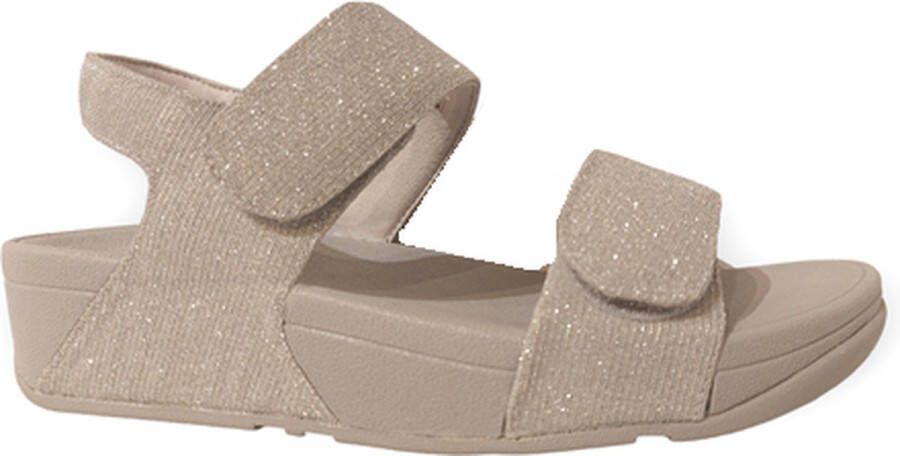 FitFlop Dames schoenen Lulu Adjustable Shimmerlux Back-Strap Sandals Zilver - Foto 8