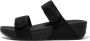FitFlop Lulu Adjustable Shimmerlux Slides Dames Slippers All Black - Thumbnail 8
