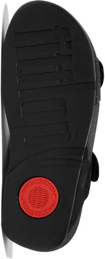 FitFlop Lulu Adjustable Shimmerlux Slides Dames Slippers All Black - Foto 10