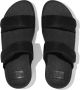 FitFlop Slipper Lulu Adjustable Shimmerlux Slides Zwart - Thumbnail 4