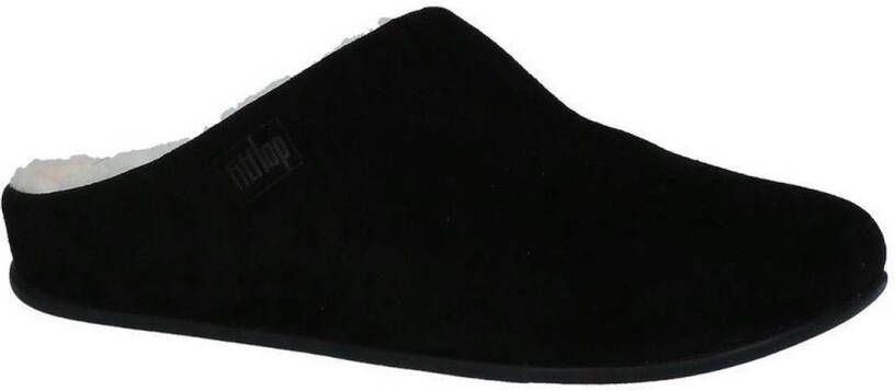 FitFlop Shearling pantoffels zwart