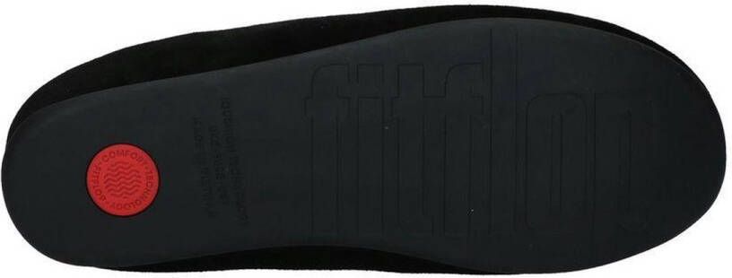 FitFlop Shearling pantoffels zwart