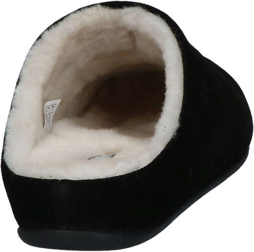 FitFlop Shearling pantoffels zwart