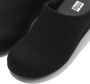 FitFlop ™ Vrouwen Harde zool Pantoffels dichte Sloffen Shuz Vilt Zwart - Thumbnail 12