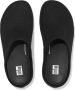 FitFlop ™ Vrouwen Harde zool Pantoffels dichte Sloffen Shuz Vilt Zwart - Thumbnail 8