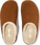 FitFlop Shuv Shearling-Lined Suede Clogs BRUIN - Thumbnail 4