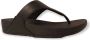 FitFlop Slipper Lulu Adjustable Leather Slides Zwart - Thumbnail 7