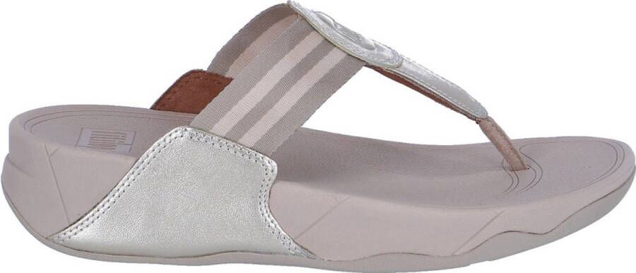 FitFlop Slipper Walkstar Toe-Post Platino Roze Goud