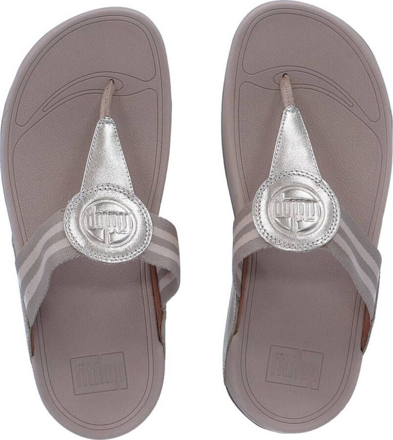 FitFlop Slipper Walkstar Toe-Post Platino Roze Goud