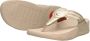 FitFlop Walkstar Toepost Brede Pasvorm Slippers voor Vrouwen Mix Leder & Synthetisch Goud - Thumbnail 6