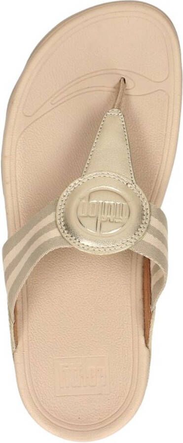 FitFlop Slipper Walkstar Toe-Post Platino Roze Goud