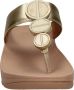 FitFlop Halo Metallic-Trim Toe-Post Sandals BRUIN - Thumbnail 11