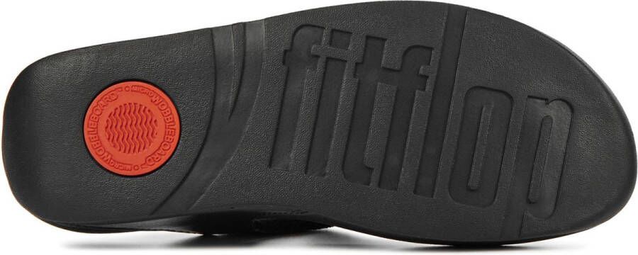 Fitflop™ FitFlop Lulu Opul Toe-Post Sandals ZWART - Foto 9
