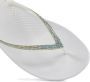FitFlop TM Iqushion Sparkle teenslippers met strass steentjes wit - Thumbnail 6