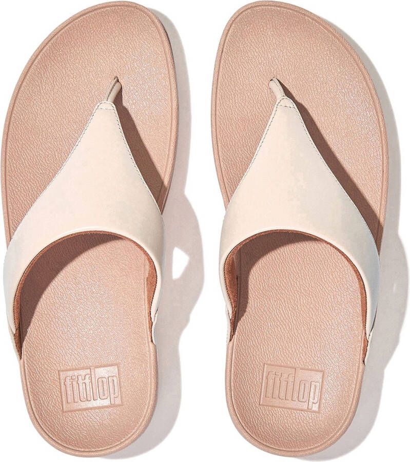 FitFlop Lulu Leather Toepost BEIGE - Foto 12