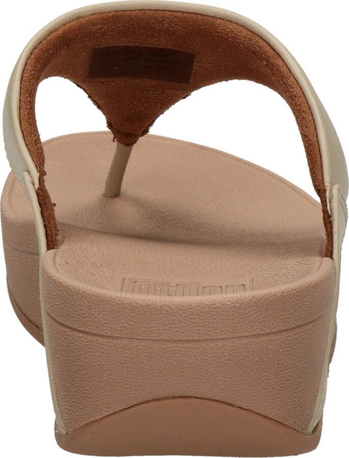 FitFlop Lulu Leather Toepost BEIGE - Foto 6