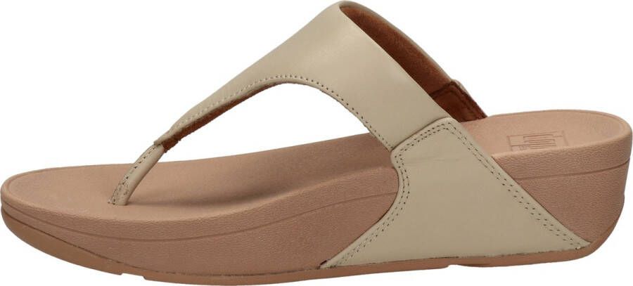 FitFlop Lulu Leather Toepost BEIGE - Foto 7