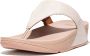 FitFlop Lulu Leather Toepost Teenslippers gebroken wit - Thumbnail 12