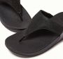 FitFlop Lulu Shimmerlux Toe Post Sandals Teenslippers zwart - Thumbnail 13