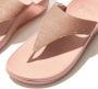 FitFlop Dames schoenen Lulu Shimmerlux Toe-Post Sandals Roze - Thumbnail 5