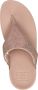 FitFlop Dames schoenen Lulu Shimmerlux Toe-Post Sandals Roze - Thumbnail 6