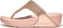 FitFlop Dames schoenen Lulu Shimmerlux Toe-Post Sandals Roze - Thumbnail 7