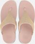 FitFlop Dames schoenen Lulu Shimmerlux Toe-Post Sandals Roze - Thumbnail 10