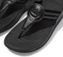 FitFlop ™ Vrouwen Rubber Slippers Teenslipper Walkstar Toe Post Zwart - Thumbnail 13