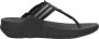 FitFlop ™ Vrouwen Rubber Slippers Teenslipper Walkstar Toe Post Zwart - Thumbnail 10