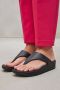 FitFlop Lulu Leather Toepost slippers voor Vrouwen Wit - Thumbnail 15