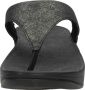 Fit Flop lulu toe post sparkle EU9 090 all black Zwart - Thumbnail 7