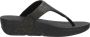 FitFlop Lulu Shimmer dames slipper Zwart - Thumbnail 3