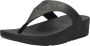 FitFlop Lulu Shimmer dames slipper Zwart - Thumbnail 11